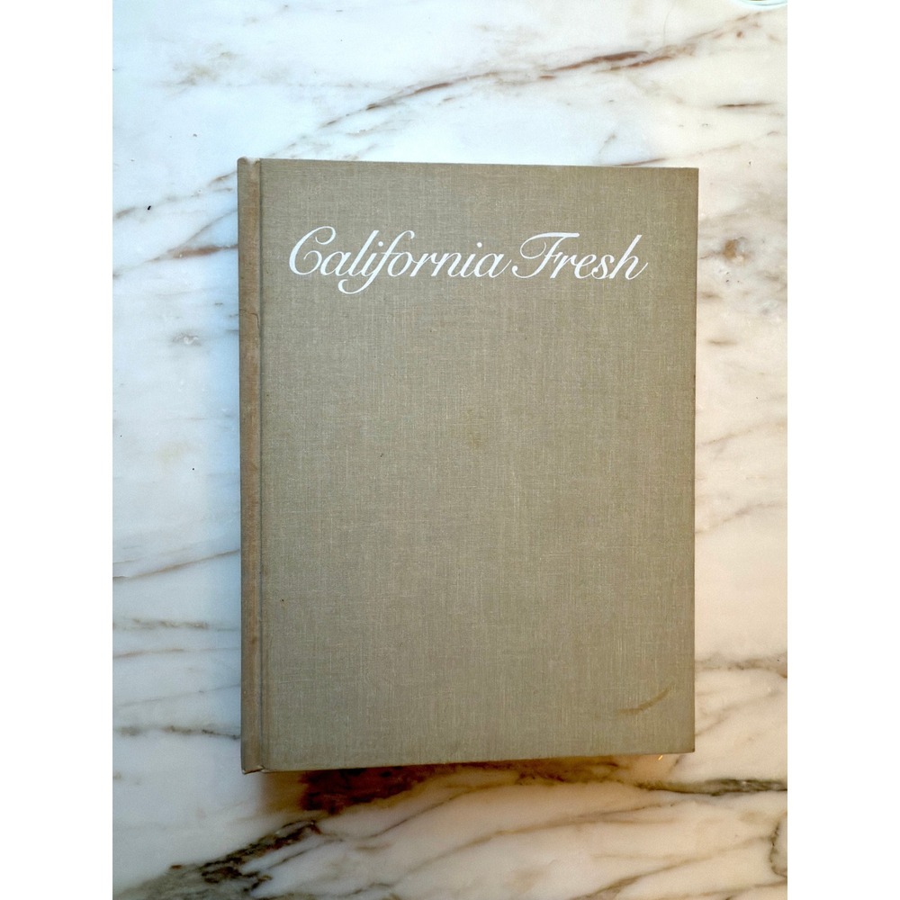 Vintage 1988 California Fresh Cookbook Junior League Oakland East Bay MFK Fisher